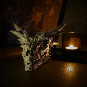 “The Black Dread” (GOT version) - Dragon skull figurine