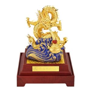 Statue Dragon Japonais (Or)