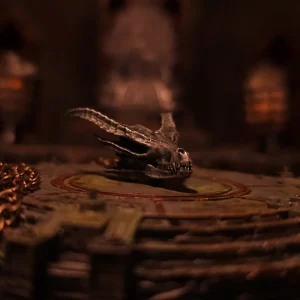 “Silverwing” - dragon skull necklace